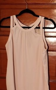 Express light pink cutout top